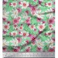 thumbnail image 1 of Soimoi Poly Georgette Fabric Cosmos Floral Print Fabric by Yard 42 Inch Wide, 1 of 1
