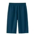 thumbnail image 5 of JoveMarine Men's Quick Dry Casual Shorts Loose Fit Breathable Summer Pants for Outdoor Sports and Daily Wear Basic Style Dark Blue M, 5 of 5