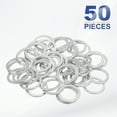 thumbnail image 3 of Uxcell M20x26x1.5mm Flat Washers, 50PCS Aluminum Automotive Drain Plug Gaskets, Silver, 3 of 7
