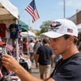thumbnail image 4 of 250th Anniversary USA Hat for Men Women White, America 250 Merchandise Printed Baseball Cap 1776-2026 4th of July Patriotic, 4 of 6