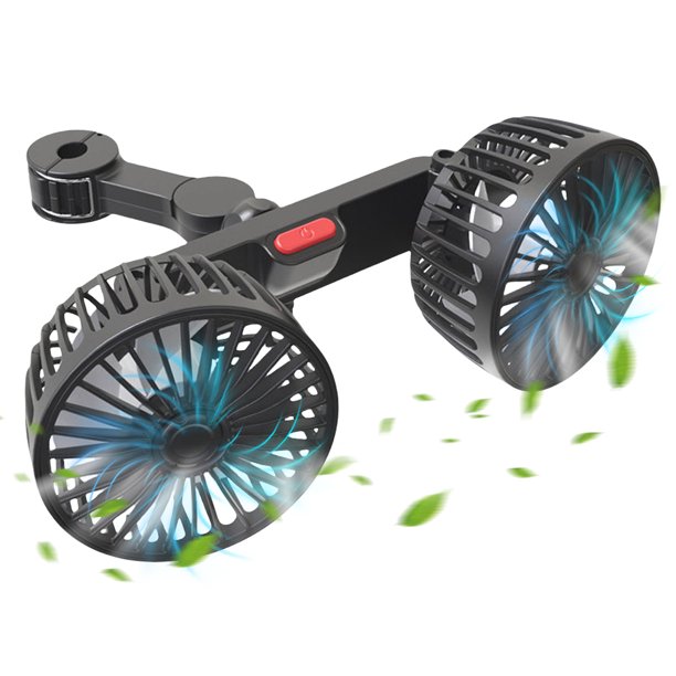 Ventilador de refrigeración WDOplteas eléctrico 12V 24V USB reposacabezas automático
