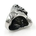 thumbnail image 6 of K-KED Mens Stainless Steel Punk Outlaw Biker CZ Skull Ring for Men Size 7-14-7, 6 of 9