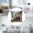 thumbnail image 3 of bear cub forest Linen toss pillowcase decoration pillowcase gifting preferred 18x18 inch cushion cover 4 sets sofa pillowcase sofa bedroom living room car, 3 of 8