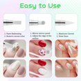 thumbnail image 4 of AHQiZFX 3 piezas de herramientas de silicona de doble punta para nail art, 4 of 7