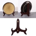 thumbnail image 5 of Estbridge VALICLUD Gold Wooden Plate Display Stand Holder Easel Picture Frame Stand, 5 of 5