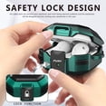 thumbnail image 3 of (with Secure Lock) Armor Case Cover for Samsung Galaxy Buds2 Pro Case(2022) /Galaxy Buds Pro Case(2021) /Galaxy Buds 2 Case (2021) -Green, 3 of 5
