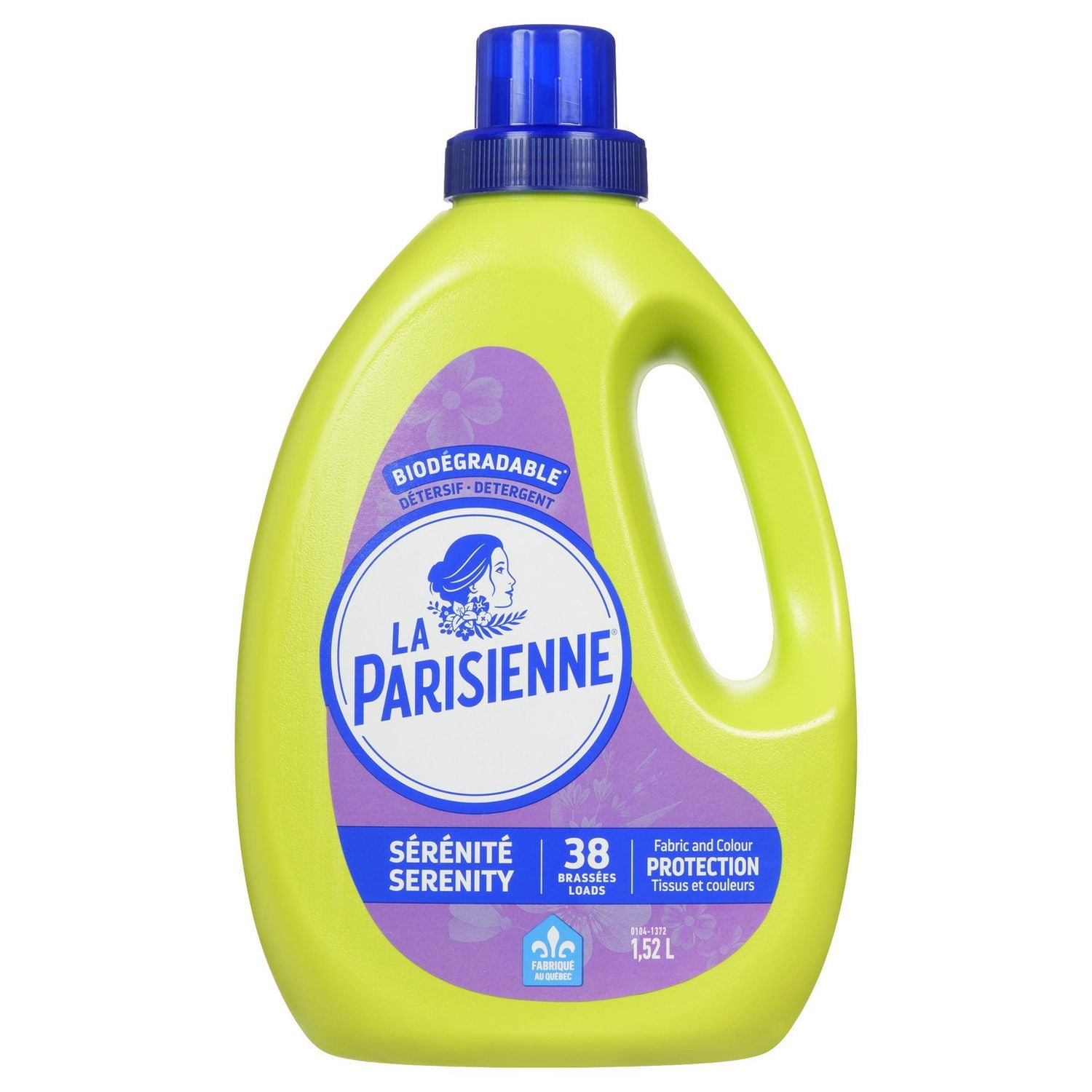 Détergent à lessive liquide La Parisienne, SÉRÉNITÉ, 1.52L, 38 brassées LET DET SÉRÉNITÉ 1.52L 38br