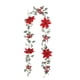 thumbnail image 2 of Rapeiae Simulation Flowers Rattan Wall Hanging Home Decoration Holly Leaves Red Berries Christmas Mood Decoration Simulation Christmas Rattan, 2 of 6