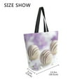 thumbnail image 4 of Durable Canvas Tote Bag with Zip Pocket Bags for Woman Shoulder Versatile Carryall for Everyday Use White Chocolate Truffles, 4 of 9