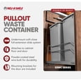 thumbnail image 2 of Rev-A-Shelf Double Pullout 35 qt. with Soft-close, 53WC-1835SCDM-217, 2 of 9