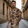 thumbnail image 3 of Aplkyhs Matching Couple Tennis Shirts Couple Camo Hunting Duck Golf Matching Outfits 4-Way Stretch Golf Shirts for Men Quarter Zip Golf Accessories for Men Suitable for Outdoor Sports, 3 of 6