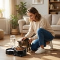 thumbnail image 5 of Dog Bowls Cat Food and Water Bowl Set – Water Dispenser and Stainless Steel Bowl Detachable Gravity Pet Feeder and Waterer Set for Cats Dogs Puppy Rabbit (Black), 5 of 9