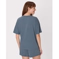 thumbnail image 3 of Hanes Originals Women's SuperSoft Comfywear Boxy T-Shirt Stargazer Grey L, 3 of 7