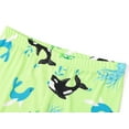 thumbnail image 5 of Beezizac Little Boys Pajamas - Cozy Snug-fit PJs Short Sleeves Sleepwear Set Green Whale Turtle Toddler Jammies Size 8, 5 of 7