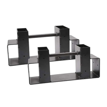 

Dengmore Firewood Rack Brackets Fireplace Wood Storage Holder Kit Connection Hinge Wrought Iron Fireplace Lumber Wood Rack Pile Stacker Log Rack Brackets