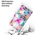 thumbnail image 2 of Allytech Wallet Phone Case for Apple iPhone SE 2022/2020 2nd 1st Gen,PU Leather Luxury Pattern Flip Cover for Girls Women Stand Cards Slots Hand Wrist Slim Shockproof Case for iPhone 7 8,Flowers, 2 of 7