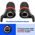 thumbnail image 3 of Bicycle Shift Levers Mountain Bike Handlebar Grip Handle Gear Shifter Set, 3 of 11