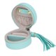 thumbnail image 5 of Sailing Joyero de viaje redondo portátil Mini estuche de almacenamiento con cremallera, 5 of 10