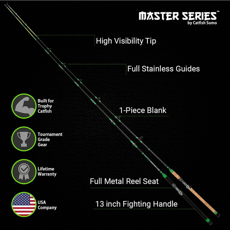 Chop Stick Master Series: 1 Piece Medium Heavy, 7' 6 Catfishing