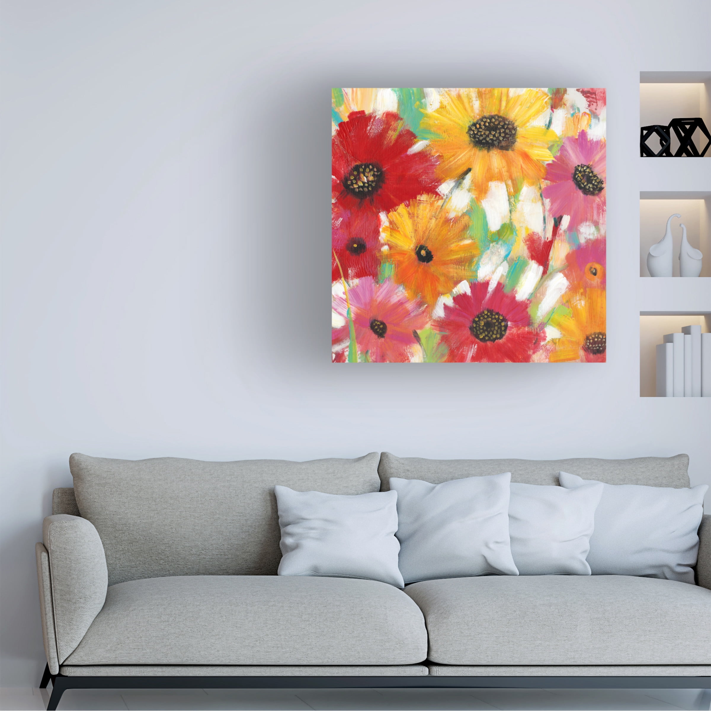 Tim O'Toole 'Bright & Bold Floral II' Canvas Art