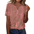 thumbnail image 2 of Womens Tops Blouses Short Sleeve Shirts for Women Short Sleeve Xl Crewneck Shirts for Women Loose Women Summer Clothes 2026 Women Summer Shirt on Sale, 2 of 9