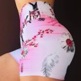 thumbnail image 1 of Mefallenssiah Shorts de Yoga Taille Haute Imprimés pour Femmes, 1 of 6