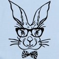 thumbnail image 2 of CafePress - Cute Hipster Easter Bunny Body Suit - Long Sleeve Cotton Baby Bodysuit, 2 of 4