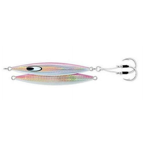 Daiwa SA-SK60G01 Saltiga SK Metal Jig, 2oz, 3/0 Assist Hooks, Pink