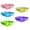 Cloful, variant on 5pcs BPA-Free Silicone Ice Cream Holders - Petal-Shaped Drip-Free Reusable Stand, Heat-Resistant Dishwasher Safe, Mess-Free Snack Holders for Children/Toddlers & Indoor/Outdoor Treats, 3*3in, Cloful