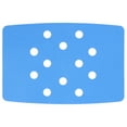 thumbnail image 1 of Shower Chair Cushion Paste Fixed Keep Warm EVA Blue Perforation Design Portable Shower Stool Cushion, 1 of 9