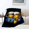 thumbnail image 6 of Beer Blanket Cheer Beer Throw Blanket Soft Cozy Fleece Fuzzy Stuffed Plush Flannel Gifts for Girls Women Boys Kids Adults 40''''x50'''', 6 of 8