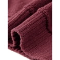 thumbnail image 5 of Agnes Orinda Women's Plus Size Halloween Outfits Knit Cardigan V Neck Long Sleeve Button Down Fall Winter Sweater Coat with Pockets 1X Burgundy, 5 of 6