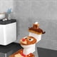 thumbnail image 4 of Christmas Toilet Decoration Set Toilet Cover Floor Mat Set Of 4 Bathroom Bathroom Decorations Christmas Decorations, 4 of 6