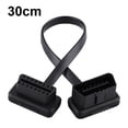 thumbnail image 1 of Cable adaptador de diagnóstico OBD2 de 16 pines macho a hembra para coche, 30 cm/12 pulgadas de longitud, 1 of 14
