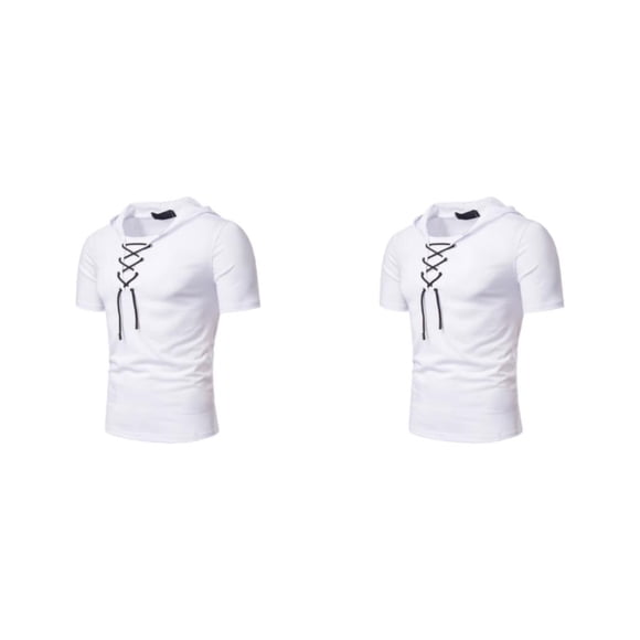 Sonducket Sudadera con capucha Hipster Hip Hop Workout para hombre - Elegante y de moda para la moda Blanco XXL Blanco XXL 2Conjunto