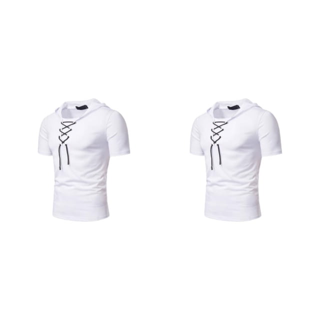 Sonducket Sudadera con capucha Hipster Hip Hop Workout para hombre - Elegante y de moda para la moda Blanco XXL Blanco XXL 2Conjunto