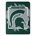 thumbnail image 1 of Northwest Company Ncaa 46X60 Dimensional Design Micro Raschel Throw Blanket (Michigan State Spartans), 1 of 1