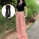 thumbnail image 4 of Pantalones Cargo para mujer, pantalones holgados de estilo occidental para chica, pantalones holgados de moda de cintura alta, pantalones Vintage Prendas para la parte inferior del cuerpo 2XL Sonducket AP014376-05, 4 of 6