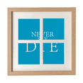 thumbnail image 1 of Never Say Die Firm Art Deco Fashion Frame Wall Tabletop Display 4 Openings Picture, 1 of 3