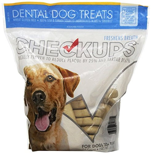 Checkups- Dental Dog Treats, 24ct 48 oz 