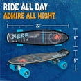 thumbnail image 3 of Flybar 22 inch Plastic Cruiser Skateboard, Non-Slip Deck, Boys and Girls Ages 6 and up, Black Scope, 3 of 7