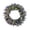 Purple, variant on Btomtd Artificial Flower Wreath, 14 Inch Round Wreaths for Front Door, Wall, Window and Home Decor, Spring & Summer Ornament, White