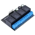 thumbnail image 2 of Relay Module Relay Module Switch SL35B04 12V 4 Channel Relay Module Bistable Self Locking Relay Module Low Level Control Switch ANGGREK 4 Channel Relay Module, 2 of 8