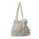 thumbnail image 1 of Bolso de hombro Floral para mujer, bolso de verano de lona de gran capacidad, bolso diario para mujer, 1 of 6