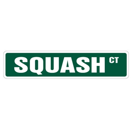 Player Street Sign - SQUASH Street Sign racquet player ball court lover | Indoor/Outdoor | 24