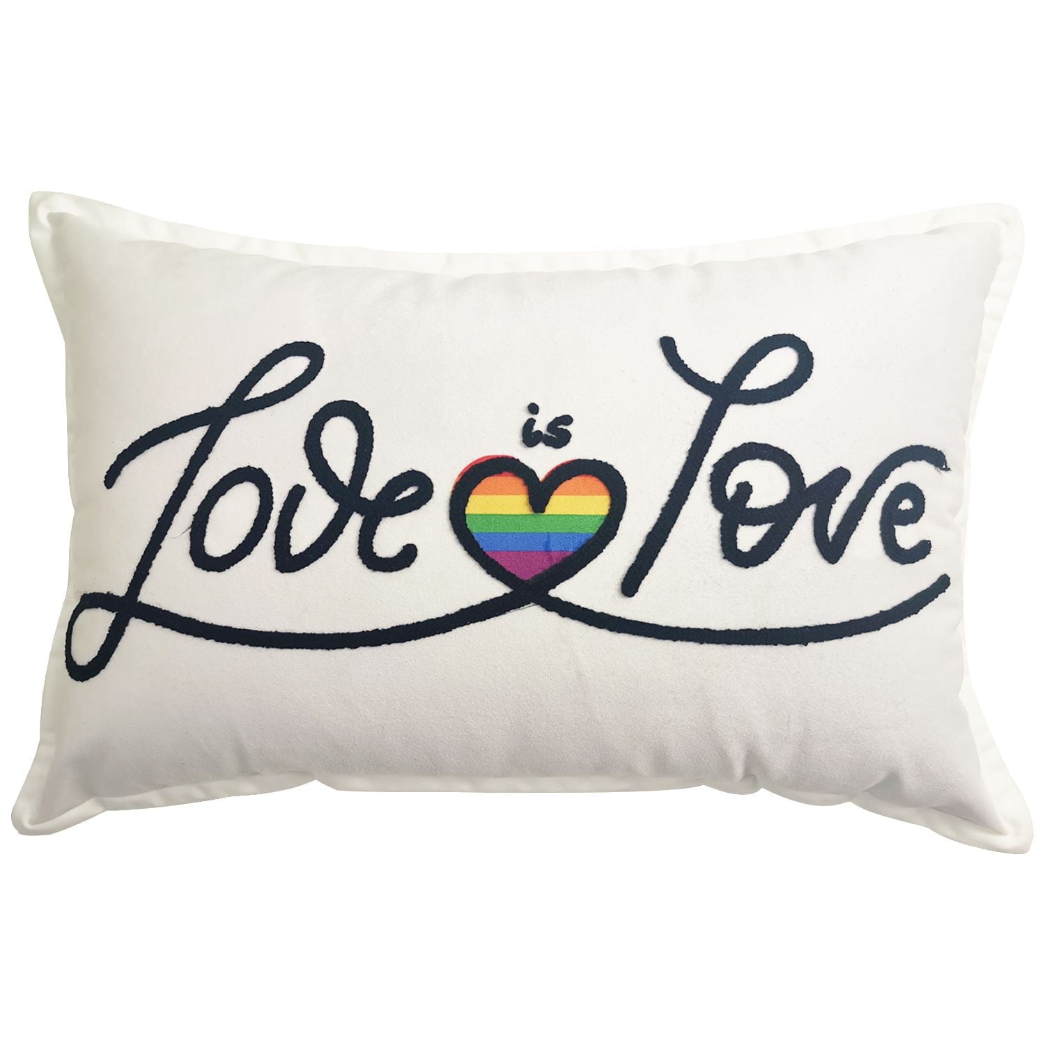 hometrends Pride "Love is Love" Decorative Pillow