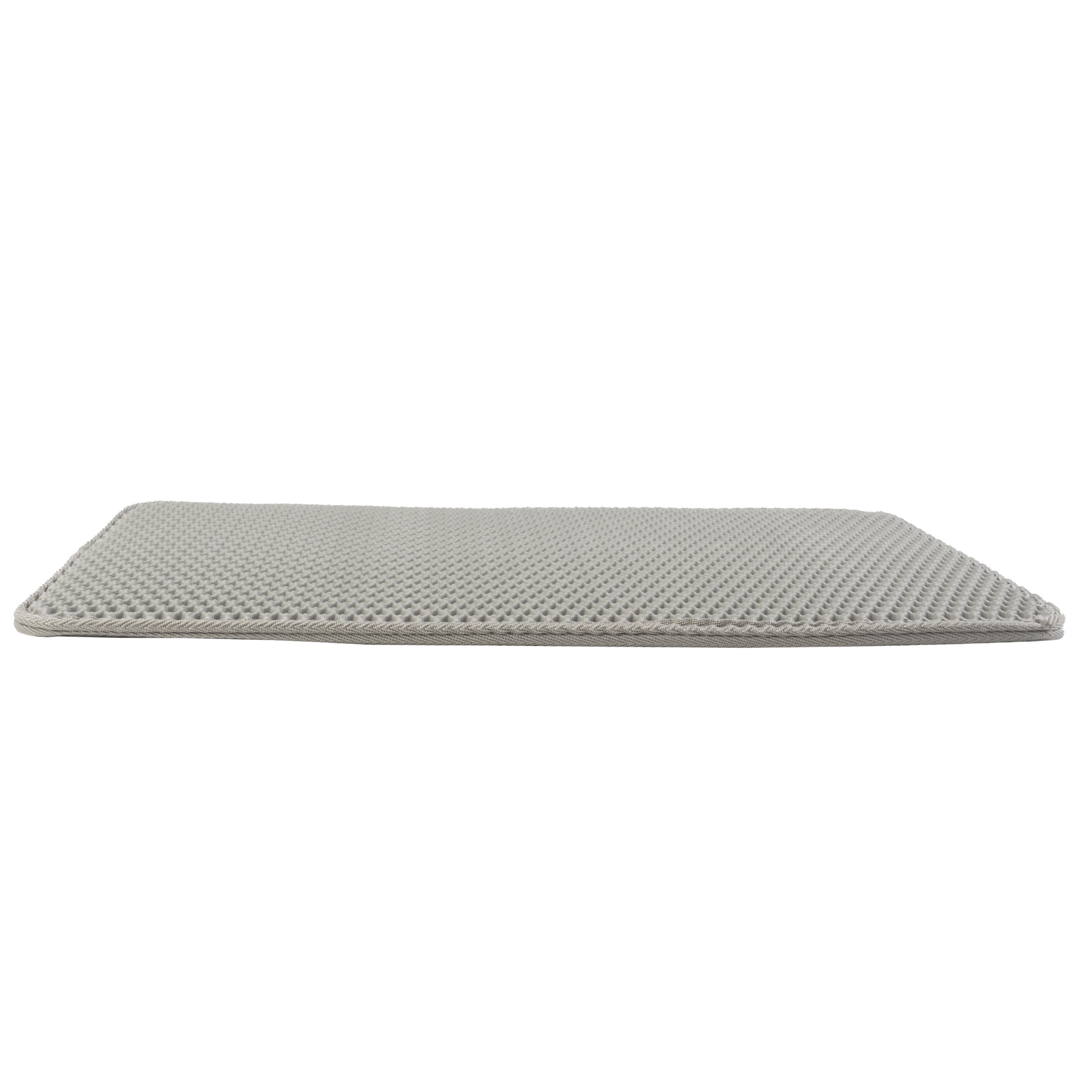 PETMAKER 24x15-Inch Double-Layer Waterproof Cat Litter Mat (Gray)