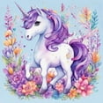 thumbnail image 3 of CafePress - Adorable Floral Unicorn T Shirt - Infant T-Shirt, 3 of 4