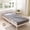 Dark Gray, variant on EGOHOME 4 inch Tri Folding Memory Foam Mattress Topper, Single Size Portable Foldable Floor Bed with Washable Cover