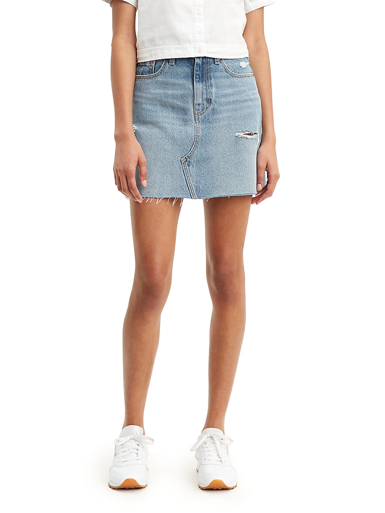 High-Rise Deconstructed Skirt - Walmart 
